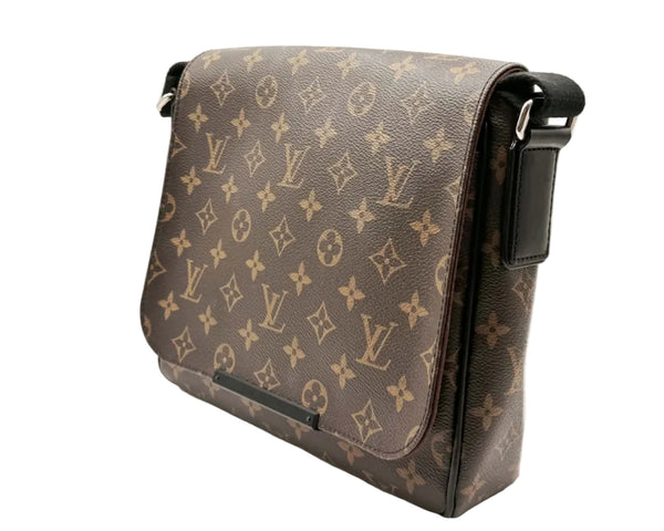 Louis Vuitton Monogram Macassar Canvas District PM Messenger Bag (Like new)