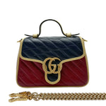 Load image into Gallery viewer, Gucci GG Torchon Marmont Mini Top Handle (Like new) 38H63XM
