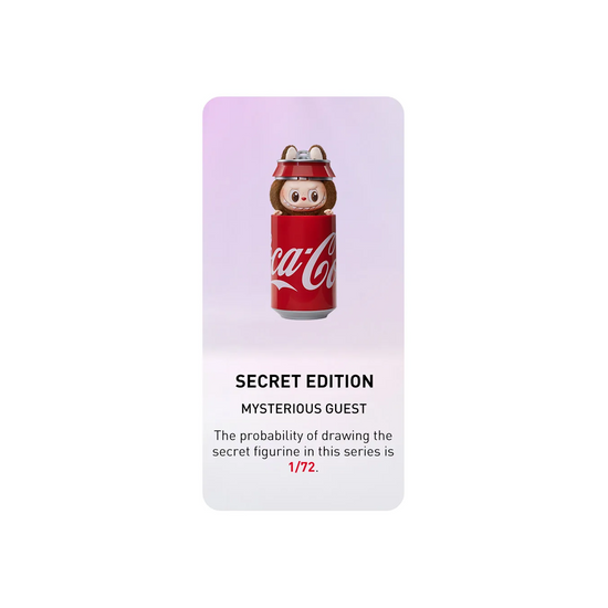 Pop Mart Labubu The Monsters Coca Cola Series Vinyl Face Blind Box (Sold per piece)