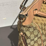 Load image into Gallery viewer, GucciGG Canvas Hand Bag 2way Beige Pink (Pre-owned) Q7VWXCT

