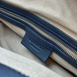 Load image into Gallery viewer, Givenchy Navy Blue Lambskin Leather Large Nightingale Bag (Pre-owned) 392QH7T
