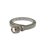 Load image into Gallery viewer, Gucci Gold Rope G Buckle Belt White
