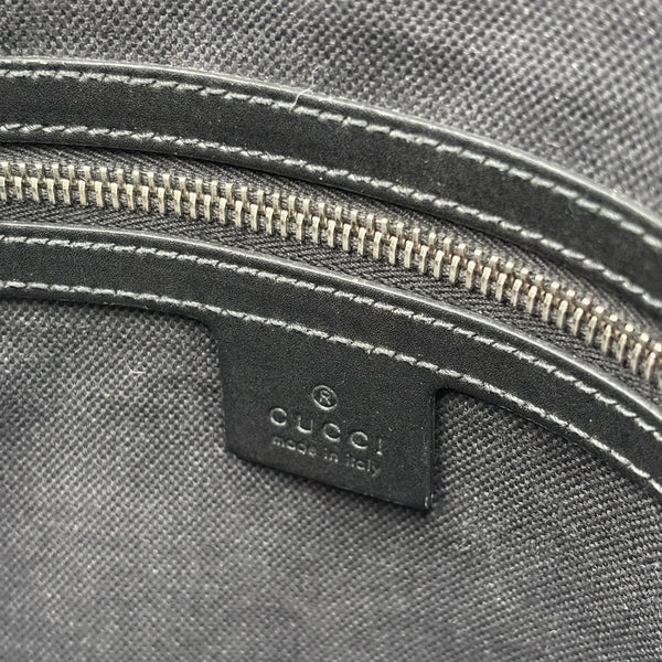 Gucci Black GG Supreme Coated Canvas Flat Messenger Bag (Pre-owned) 732RTW9