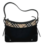 Load image into Gallery viewer, Burberry Nova Check Trimmed Canvas Shoulder Bag (Like new)
