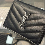 Load image into Gallery viewer, Saint Laurent Grain De Poudre Matelasse Chevron Monogram (Pre-owned)
