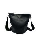 Load image into Gallery viewer, PRADA Vitello Daino Bucket Bag Black (Like new)
