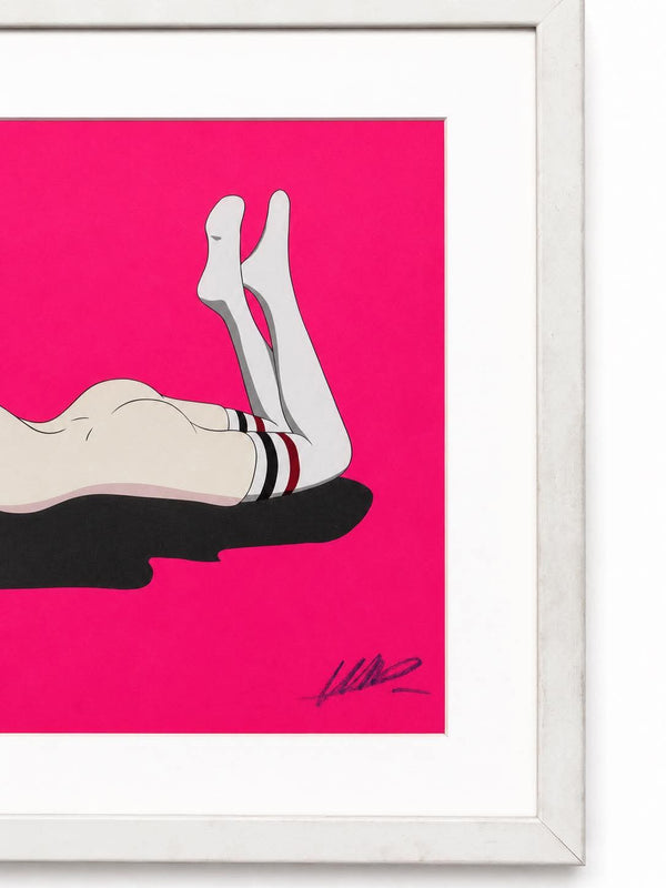 Takeru Amano Venus Autographed Offset Print ICONS Christmas Special Edition 100 (Signed) (Framed)