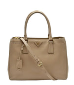 Load image into Gallery viewer, Prada Beige Galleria Saffiano Leather Bag (Pre-owned) 3RYD2WB
