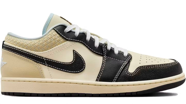 Jordan 1 Low SE Coconut Milk Black Muslin