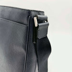 Load image into Gallery viewer, Prada Saffiano Leather Messenger Bag in Navy Blue (Like new)

