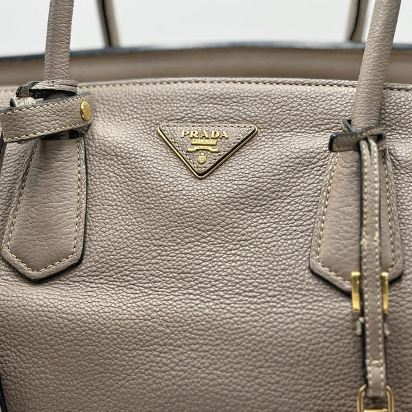 Prada Vitello Daino Leather Top Handle Bag (Pre-owned) 4M8WQ94