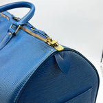 Load image into Gallery viewer, Louis Vuitton Toledo Blue Epi Leather Keepall 50 Bag (Pre-owned) XH8VR47
