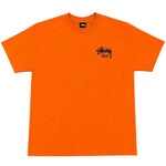 Load image into Gallery viewer, Stussy Stock Logo Tokyo Tee Orange
