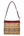 Burberry Brown Leather Haymarket Check Coated Canvas Shoulder Bag (Pre-owned)