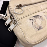 Load image into Gallery viewer, Dior x Daniel Arsham Safari Messenger Bag Calfskin White (Pre-owned)
