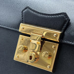 Load image into Gallery viewer, Gucci Black Padlock Small Bamboo Shoulder Bag (Like new) 3W2M6JX
