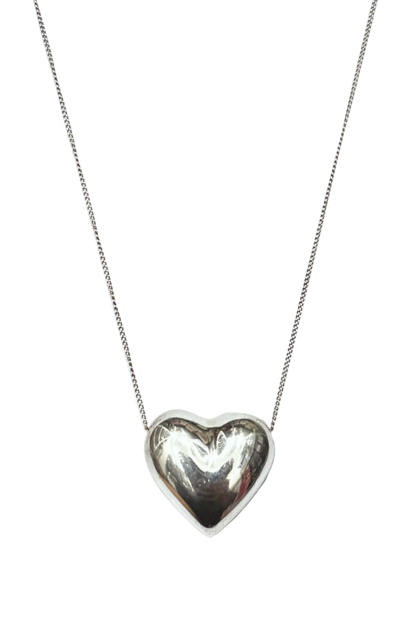 Tiffany & Co. Elsa Peretti Full Heart Pendant Necklace (Vintage)