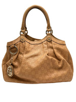 Load image into Gallery viewer, Gucci Beige Guccissima Sukey Tote Bag (Pre-owned) QDMHHXC
