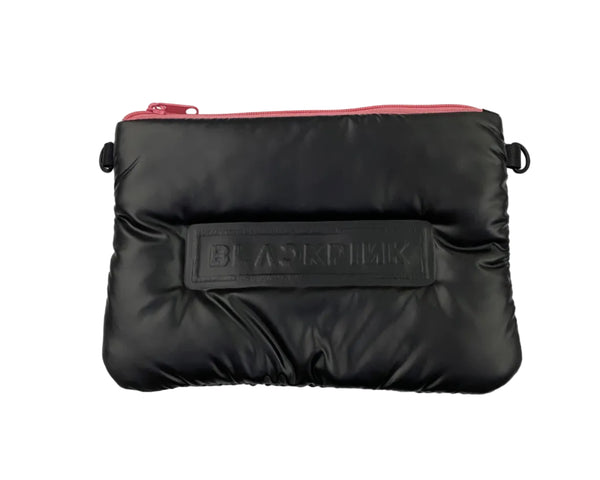 BLACKPINK Rectangle Pouch & Deadline Logo Black