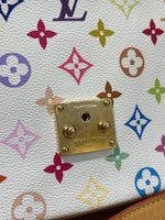 Load image into Gallery viewer, Louis Vuitton Sologne Murakami
Monogram Multicolore White (Pre-Loved)
