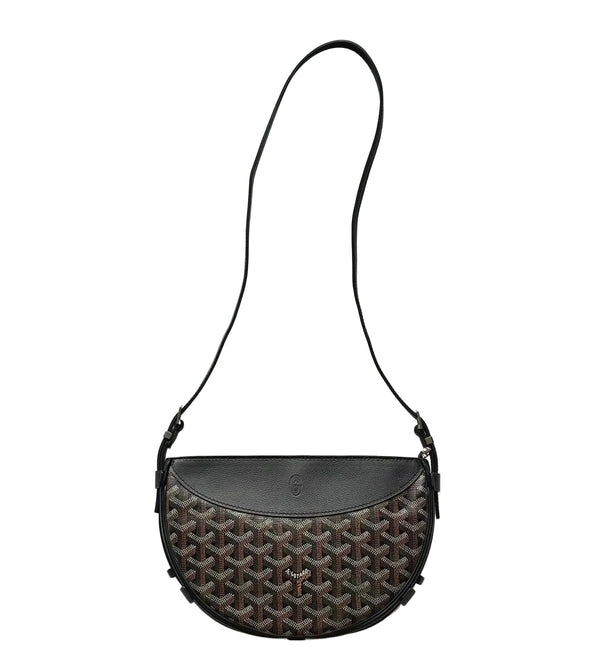 Goyard Hirondelle Coated Canvas and Leather Shoulder Bag (Like new) CVW7B99