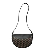 Load image into Gallery viewer, Goyard Hirondelle Coated Canvas and Leather Shoulder Bag (Like new) CVW7B99

