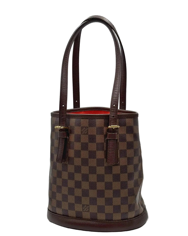 Louis Vuitton Damier Ebene Canvas Marais Bucket Bag (Like new) 2GKQK3B