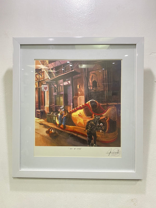 Daot Art 'Get up Again' (Framed)