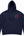 Chrome Hearts Red Horseshoe Logo Hoodie Navy