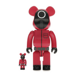 Load image into Gallery viewer, Bearbrick x Squid Game Guard (Circle) 100% &amp; 400% Set
