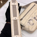 Load image into Gallery viewer, Dior x Daniel Arsham Safari Messenger Bag Calfskin White (Pre-owned)
