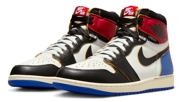 Jordan 1 Retro High OG SP Fragment x Union LA Varsity Red Sport Royal