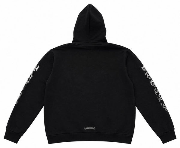 Chrome Hearts  1988 Script Black Pullover Hoodie
