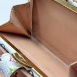 Load image into Gallery viewer, Louis Vuitton White Monogram Multicolore French Purse Wallet (Pre-owned)

