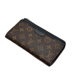 Load image into Gallery viewer, Louis Vuitton  Monogram Macassar Canvas Dragonne Zippy Wallet (Pre-owned) D4WRJVJ
