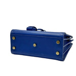 Load image into Gallery viewer, Saint Laurent Royal Blue Calfskin Leather Classic Nano Sac De Jour Bag (Pre-owned) W8B989X
