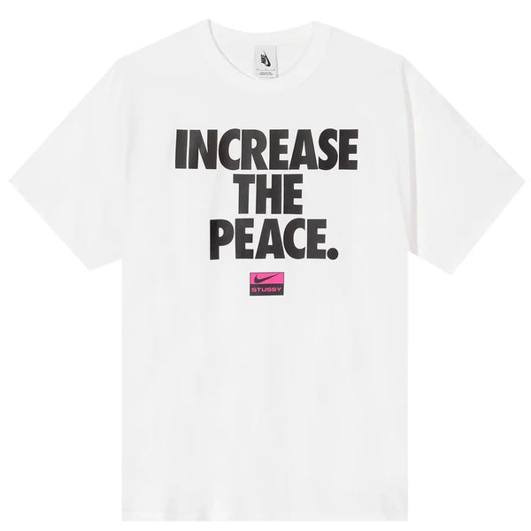 Nike x Stussy Increase The Peace T-Shirt 'White'