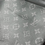 Load image into Gallery viewer, Louis Vuitton Pochette Voyage Monogram Eclipse MM Black/Grey (Pre-owned) J64W342
