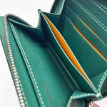 Load image into Gallery viewer, Goyardine Matignon PM Wallet Green (Like new) XKCHYY3

