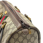 Load image into Gallery viewer, Gucci Beige/Ebony GG Coated Canvas Vintage Boston Bag (Pre-owned)
