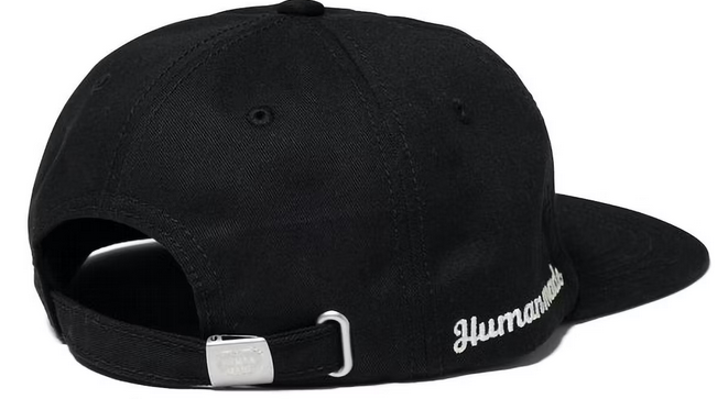 Human Made 6 Panel Twill #1 Cap Black