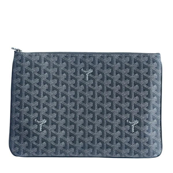 Goyard Senat Pouch MM Grey (Like new) W4W2RK9