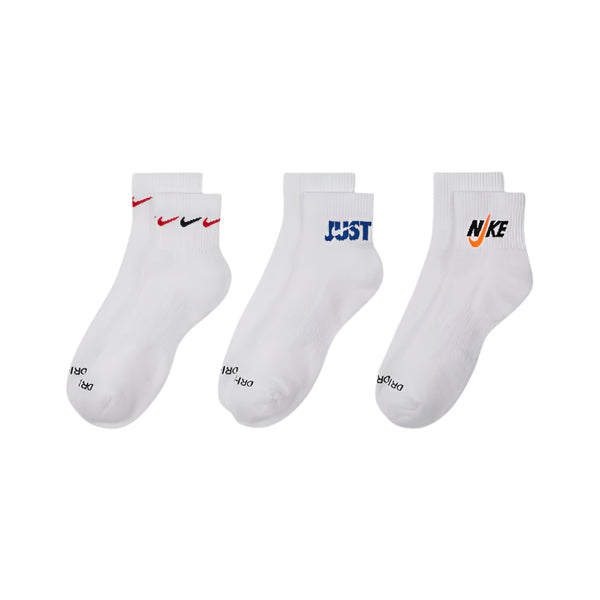 Nike Everyday Plus Cushioned Training Ankle Socks (3 Pairs)