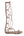 Valentino Beige Leather Knee- High Rockstud Gladiator (Pre-owned)