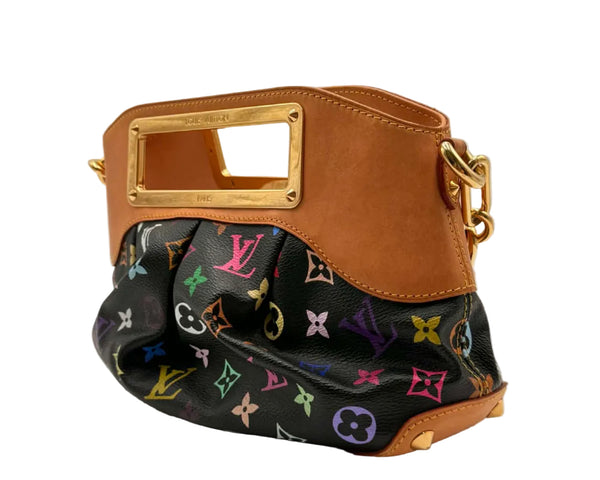Louis Vuitton Multicolor Monogram “Murakami” Judy Black Bag (Like new)