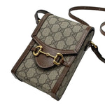 Load image into Gallery viewer, Gucci Horsebit 1955 Mini Bag GG Supreme Canvas (Like new) V3DVQXQ
