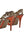 Valentino Garavani Calfskin Nappa Rockstud Ankle Strap 100mm Pumps 38 Orange Poudre (Pre-owned)
