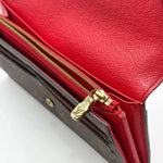 Load image into Gallery viewer, Louis Vuitton Sarah Wallet Monogram Coquelicot Lining (Pre-owned)
