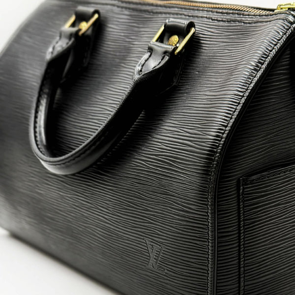 Louis Vuitton Speedy Bandouliere 25 in Black Epi Leather (Vintage)