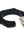 Chrome Hearts Cross Band Hoop Silicone Earring Black